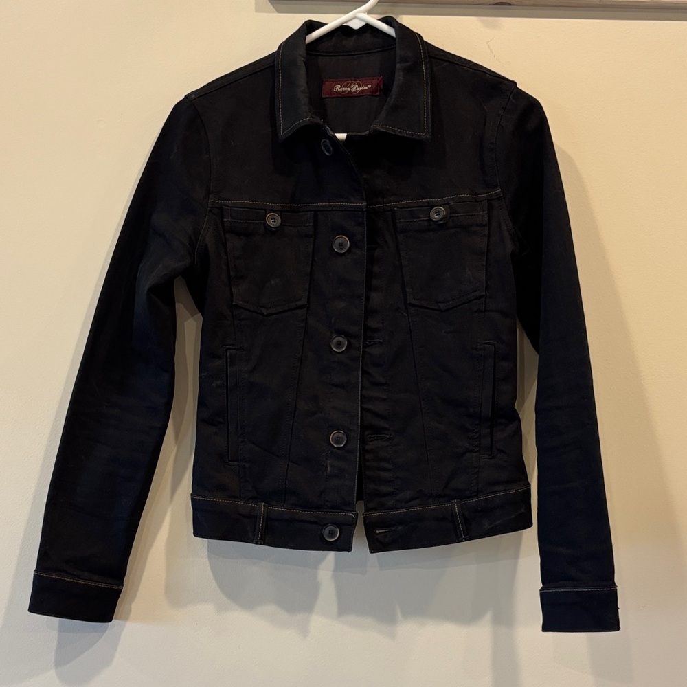 Raven Denim Black Jean Jacket